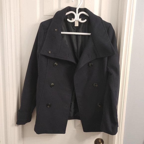 Double-Breasted Navy Jacket - Picture 1 of 8
